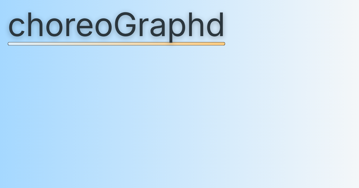 Choreographd social preview
